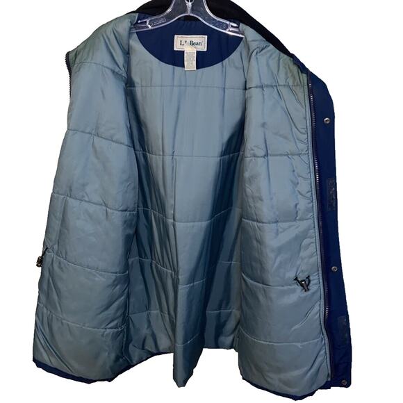 L.L. Bean Nylon Jacket coat men tall Large Vintage - Picture 6 of 8